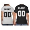 Koszulki dla par zakochanych Bonnie and Clyde